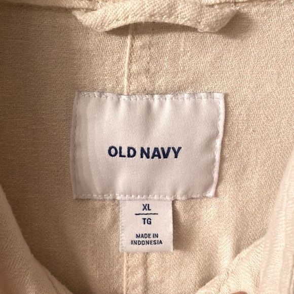 OLD NAVY Linen Blend Safari Utility Jacket - Picture 13 of 16